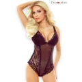Schwarzer Body Dentelle Seduction von Provocative