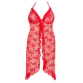 Rotes langes Kleid AA052066 von Anais Apparel Plus Size