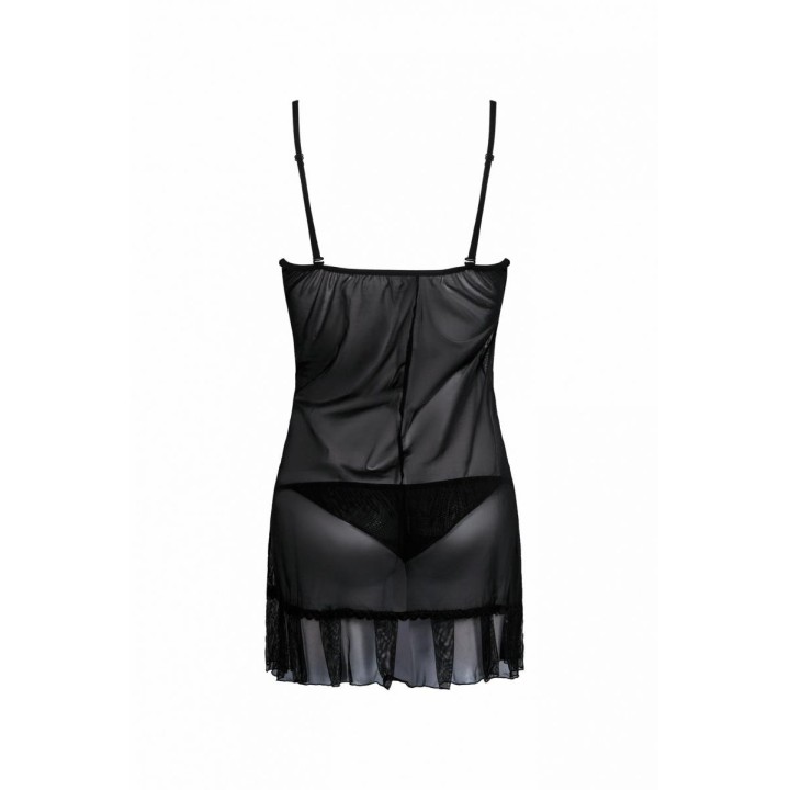 Schwarzes Babydoll AA051289 von Anais Apparel Plus Size | Fesselliebe.de