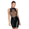 Minikleid mit Stickerei F222 von Noir Handmade MissBeHaved Collection