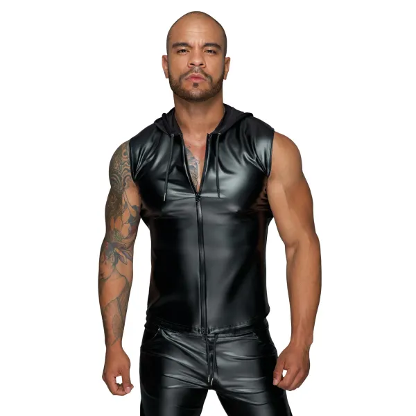 Kapuzenshirt mit Zwei-Wege Zipper H062 von Noir Handmade MissBehaved Collection | Fesselliebe.de