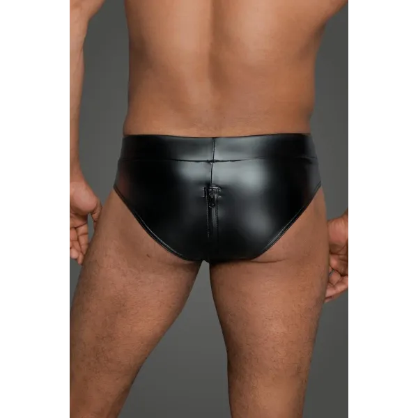 Shorts mit durchgehendem Reißverschluss H065 von Noir Handmade MissBehaved Collection | Fesselliebe.de