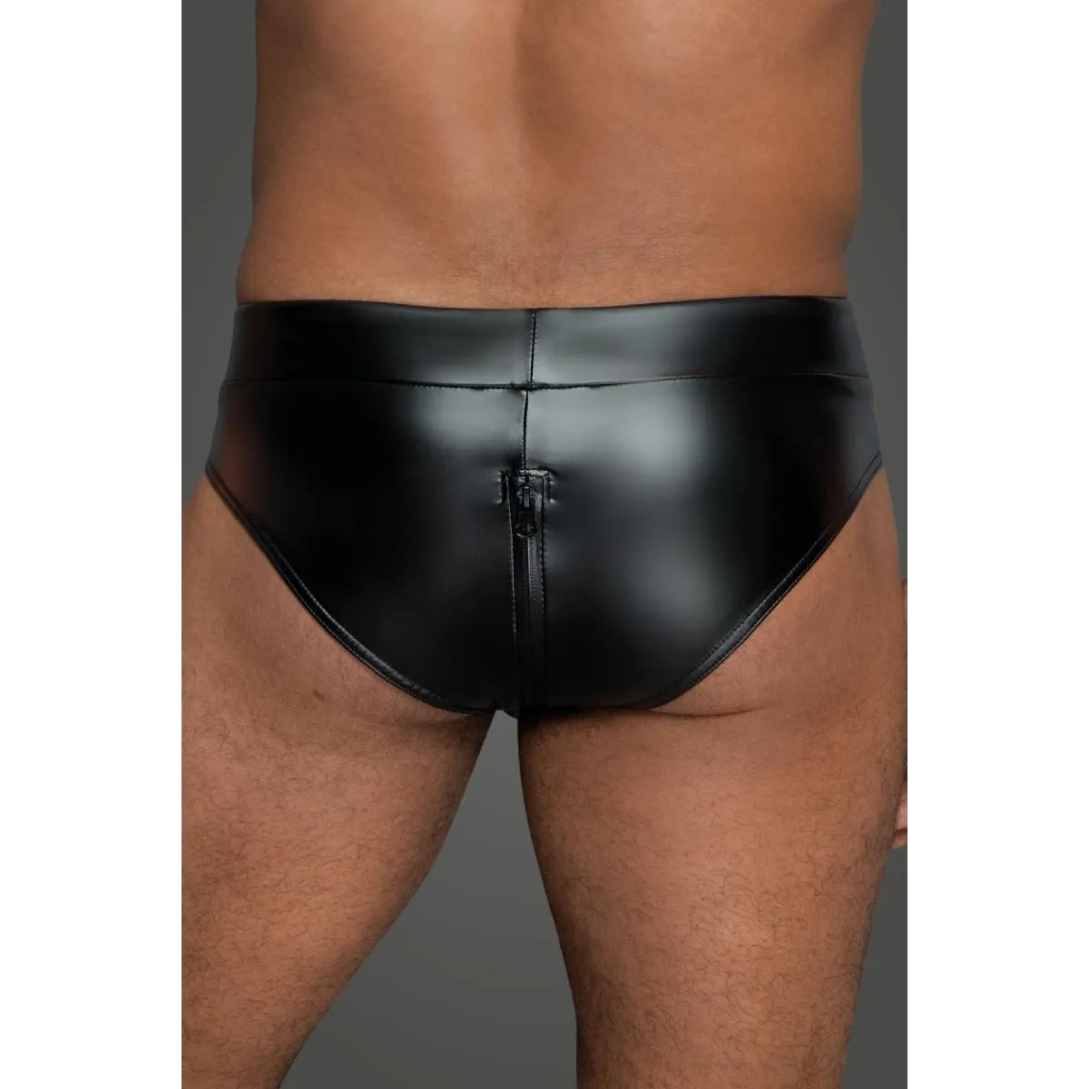 Shorts mit durchgehendem Reißverschluss H065 von Noir Handmade MissBehaved Collection | Fesselliebe.de