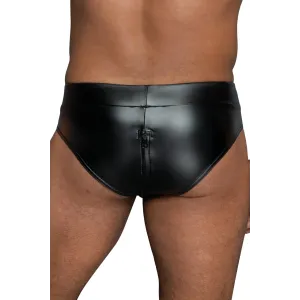 Shorts mit durchgehendem Reißverschluss H065 von Noir Handmade MissBehaved Collection