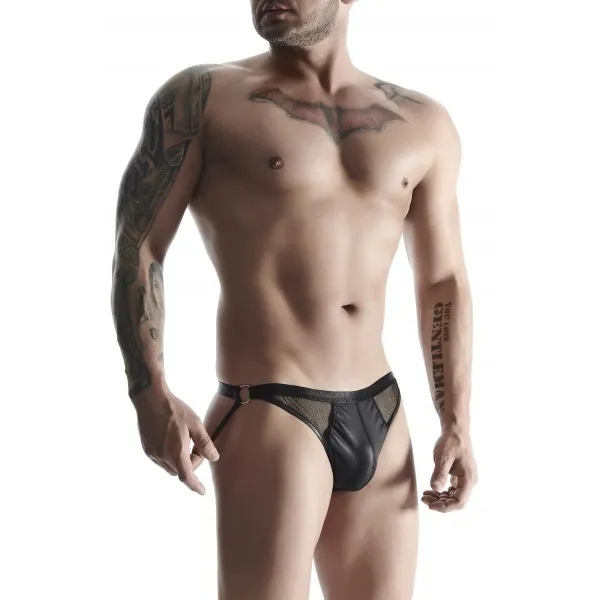 Jock Slip BRI029 schwarz von Regnes Fetish Planet | Fesselliebe.de
