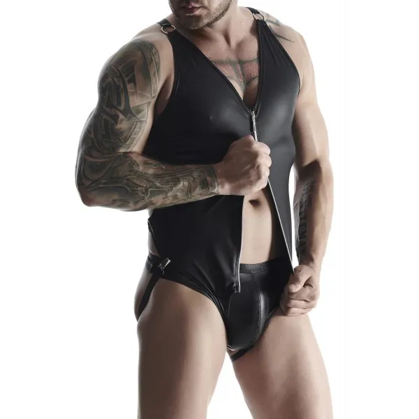 Body-String SET021 schwarz von Regnes Fetish Planet | Fesselliebe.de