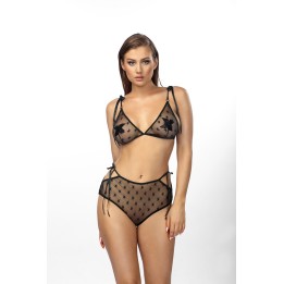 Schwarzes Set AA052265 von Anais Apparel | Fesselliebe.de
