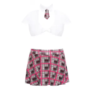 3-teiliges Schulmädchen Kostüm AA051960 von Anais Apparel Plus Size