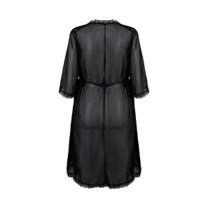 Schwarzer Kimono AA0521295 von Anais Apparel Plus Size