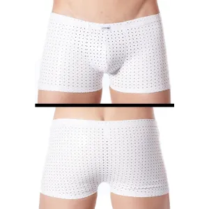 Weiße Herren Boxer Short 811-67 von Look Me | Fesselliebe.de