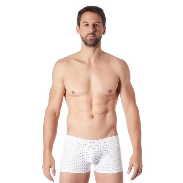 Weiße Herren Boxer Short 811-67 von Look Me | Fesselliebe.de