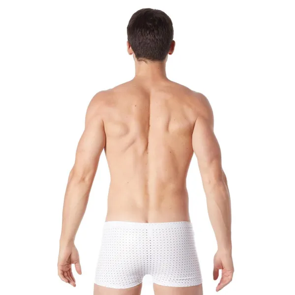 Weiße Herren Boxer Short 811-67 von Look Me | Fesselliebe.de