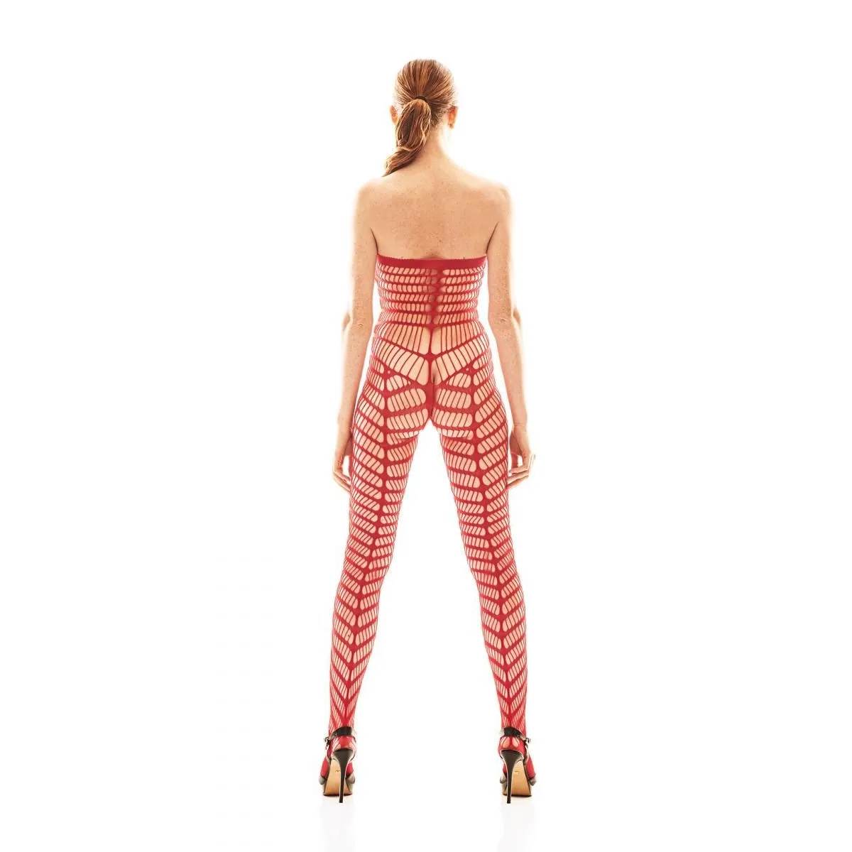 Roter Bodystocking AA052199 von Anais Apparel Luxury Lingerie | Fesselliebe.de