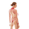 Roter Netzbody AA052195 von Anais Apparel Luxury Lingerie