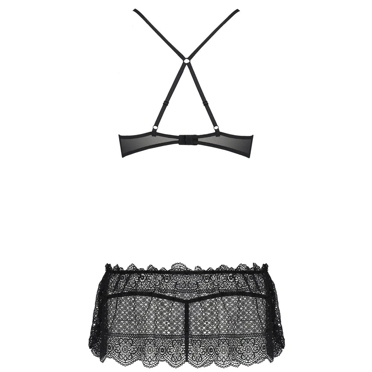 Schwarzes Chemise PA595276 von Passion Devil Collection | Fesselliebe.de