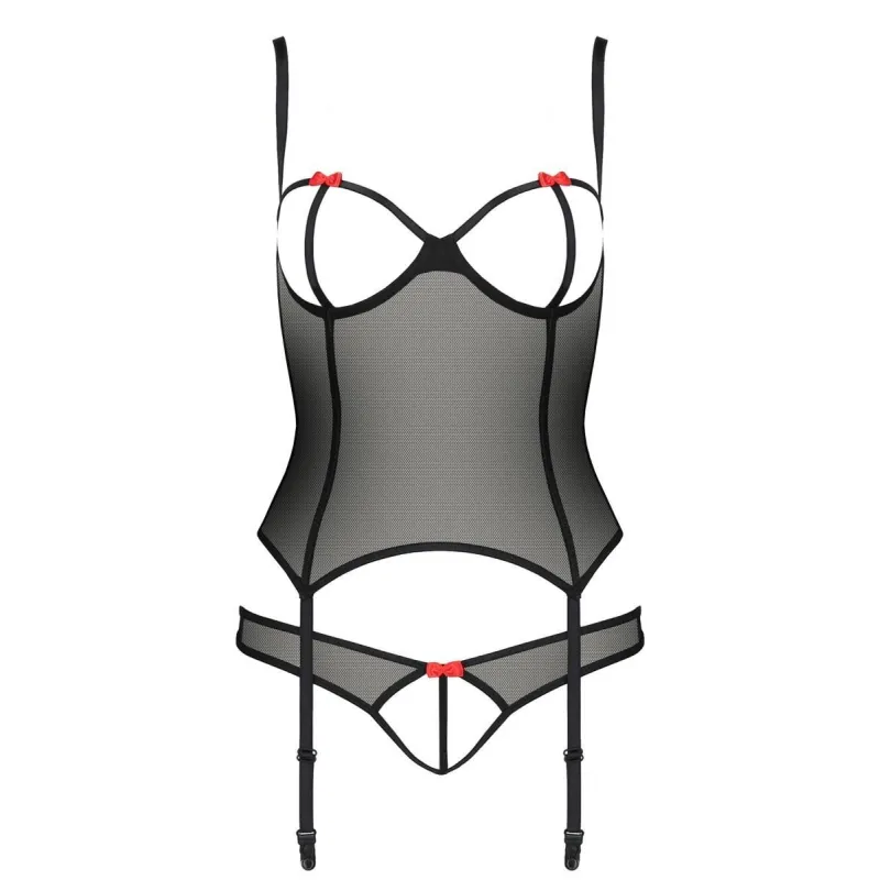 Schwarzes Corset PA595294 von Passion Devil Collection | Fesselliebe.de