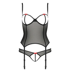 Schwarzes Corset PA595294 von Passion Devil Collection | Fesselliebe.de