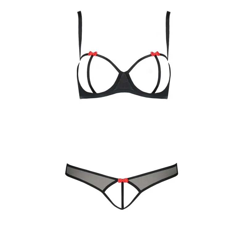 Schwarzes Set PA595297 von Passion Devil Collection | Fesselliebe.de