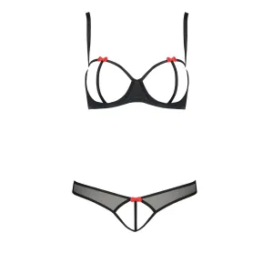 Schwarzes Set PA595297 von Passion Devil Collection | Fesselliebe.de
