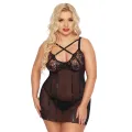 Schwarzes Chemise 1896 von Softline Pluse Size Collection