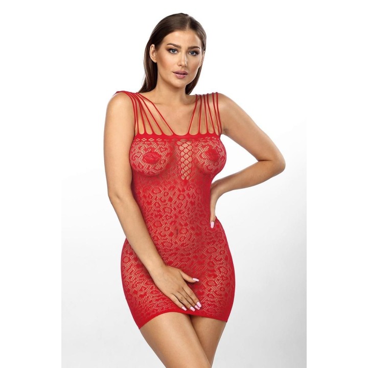 Rotes Netzkleid AA052316 von Anais Apparel Luxury Lingerie | Fesselliebe.de