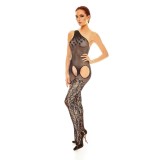Schwarzes Bodystocking AA052119 von Anais Apparel Luxury Lingerie | Fesselliebe.de