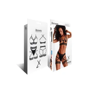 Schwarzes Set LXMarita001 von Demoniq LadyX