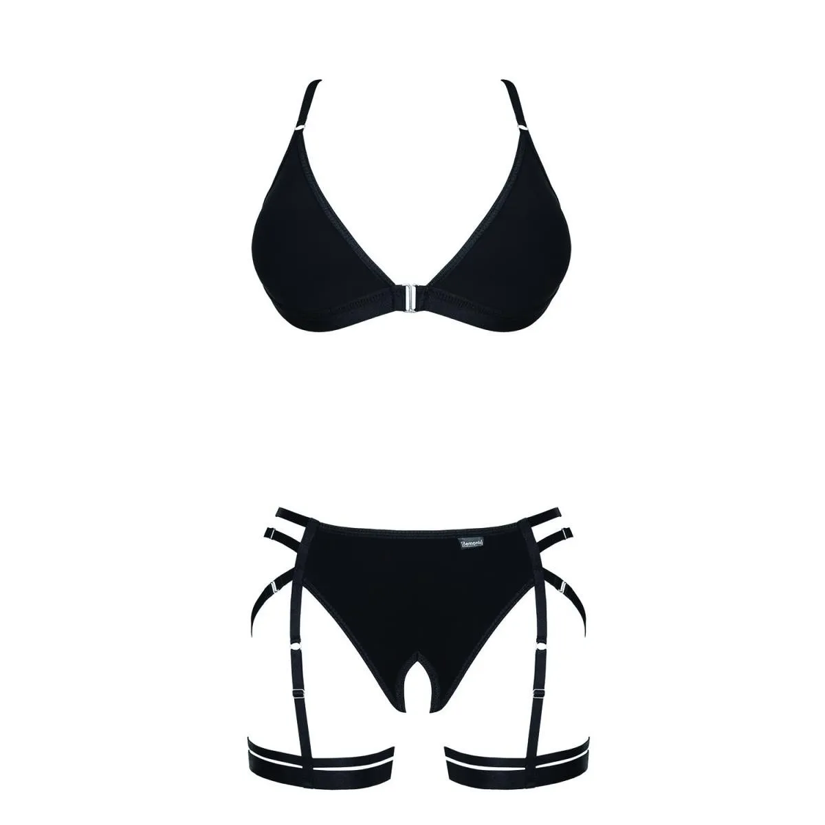 Schwarzes Set LXDorita001 von Demoniq LadyX | Fesselliebe.de