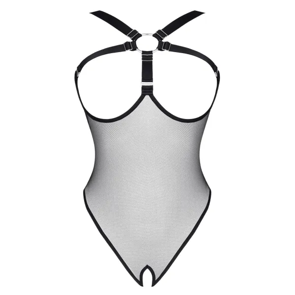 Schwarzer Body ouvert LXAbril001 von Demoniq LadyX | Fesselliebe.de