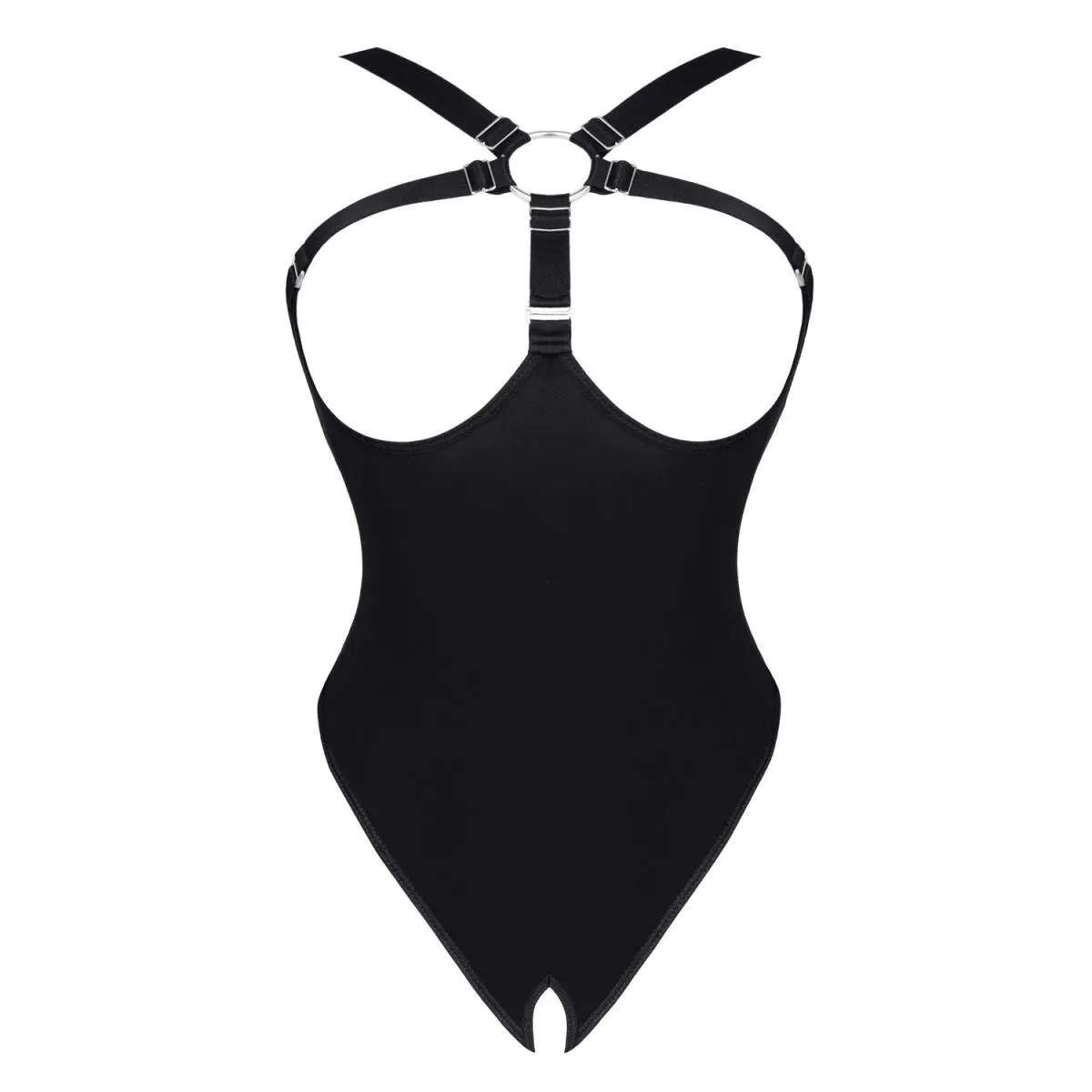 Schwarzer Body ouvert LXElena001 von Demoniq LadyX | Fesselliebe.de