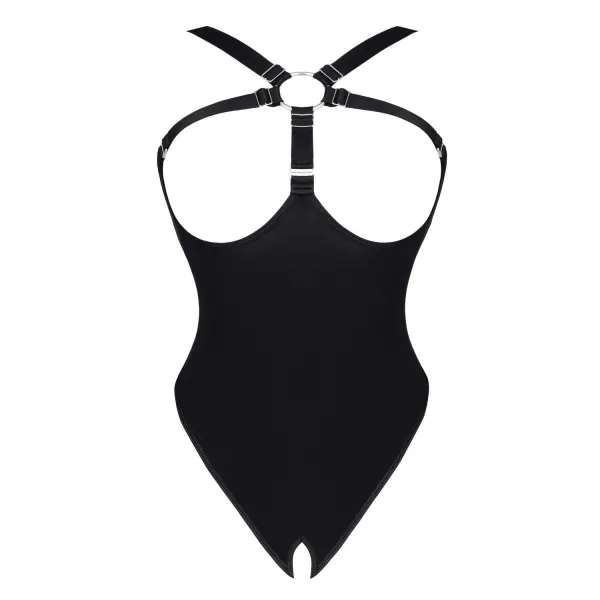 Schwarzer Body ouvert LXElena001 von Demoniq LadyX | Fesselliebe.de