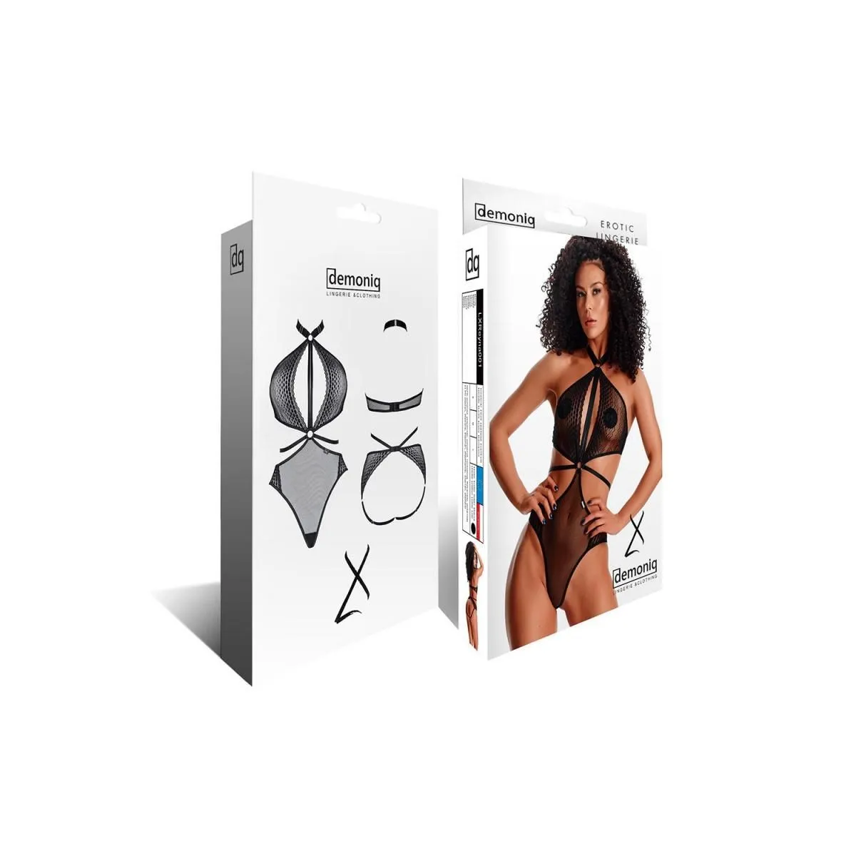 Schwarzer Body ouvert LXReyna001 von Demoniq LadyX | Fesselliebe.de