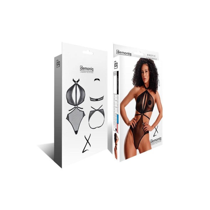 Schwarzer Body ouvert LXReyna001 von Demoniq LadyX | Fesselliebe.de