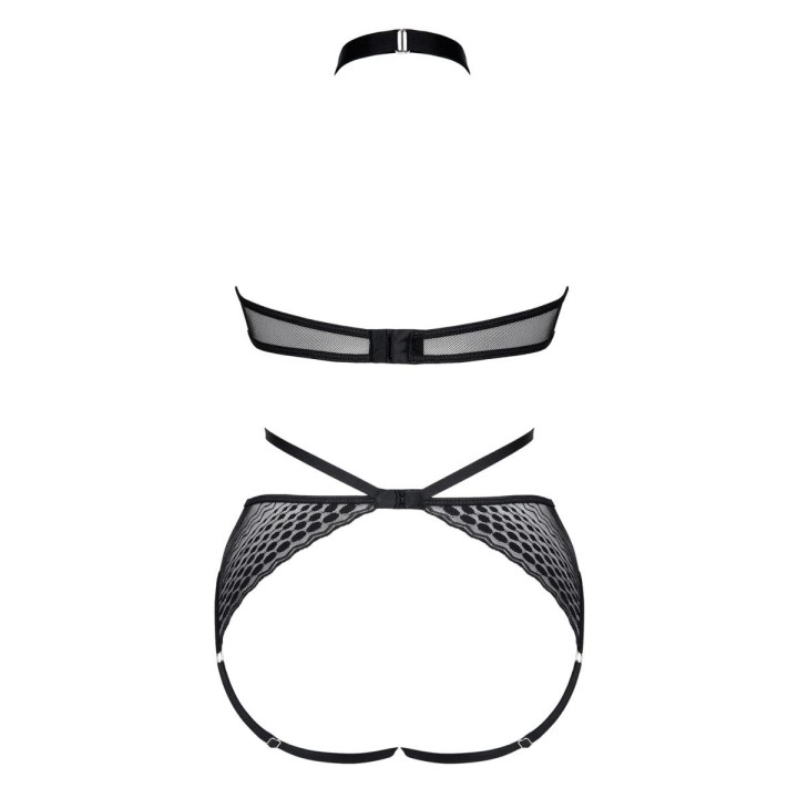 Schwarzer Body ouvert LXReyna001 von Demoniq LadyX | Fesselliebe.de