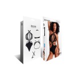 Schwarzer Body ouvert LXPerla001 von Demoniq LadyX | Fesselliebe.de