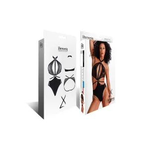 Schwarzer Body ouvert LXPerla001 von Demoniq LadyX