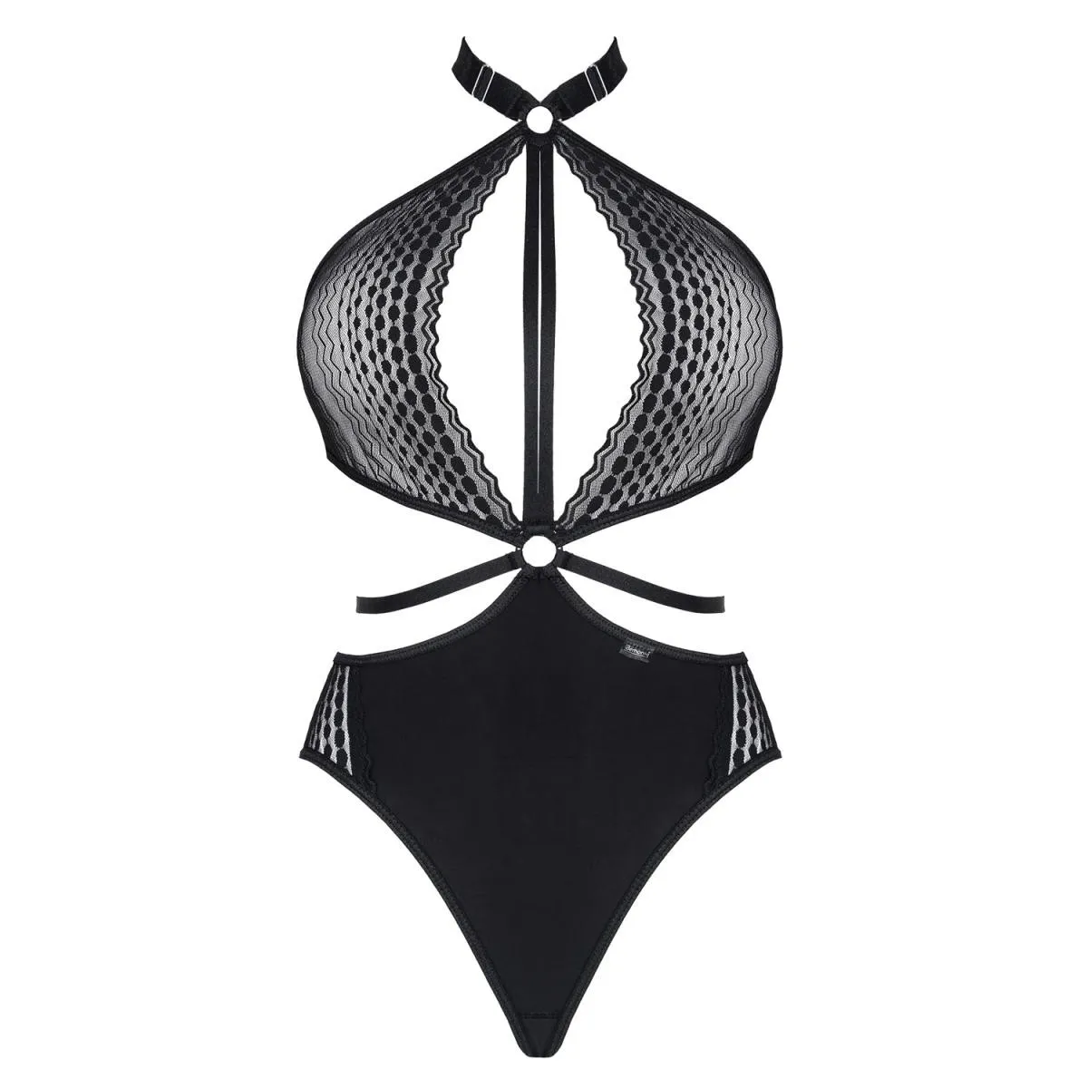 Schwarzer Body ouvert LXPerla001 von Demoniq LadyX | Fesselliebe.de