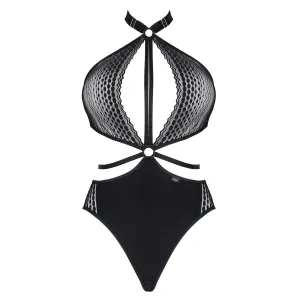 Schwarzer Body ouvert LXPerla001 von Demoniq LadyX