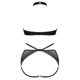 Schwarzer Body ouvert LXPerla001 von Demoniq LadyX | Fesselliebe.de