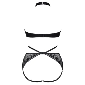 Schwarzer Body ouvert LXPerla001 von Demoniq LadyX