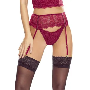 Roter Passion Glamour Strapsgürtel PR1636 von PRovocative | Fesselliebe.de