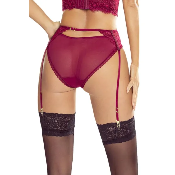 Roter Passion Glamour Strapsgürtel PR1636 von PRovocative | Fesselliebe.de