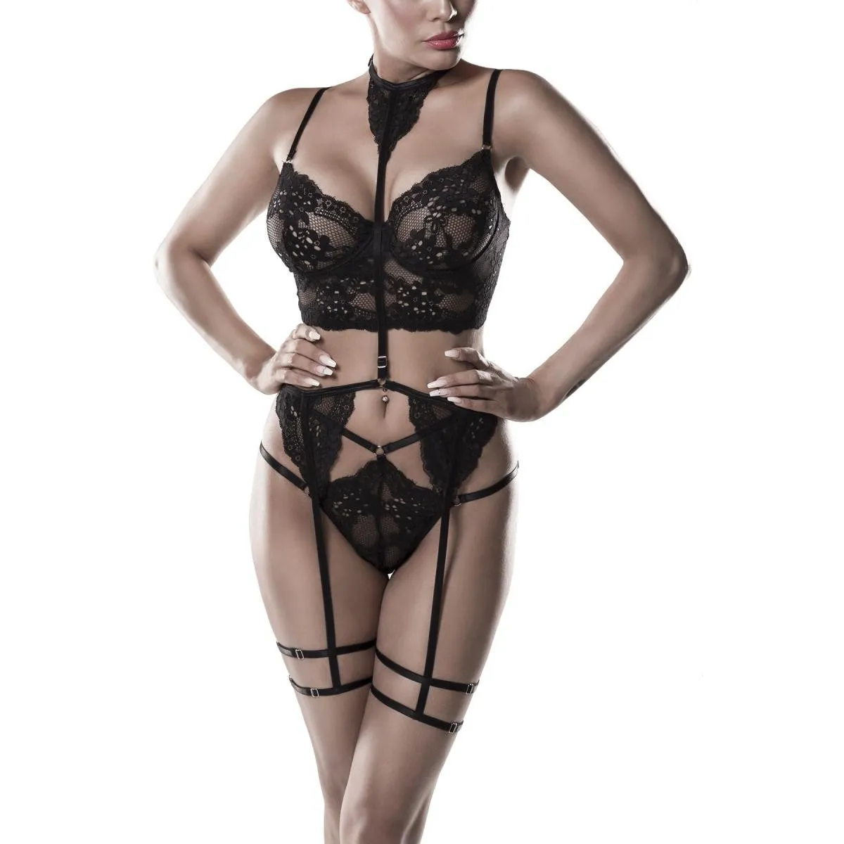 3-teilges Set 15313 von Grey Velvet | Fesselliebe.de