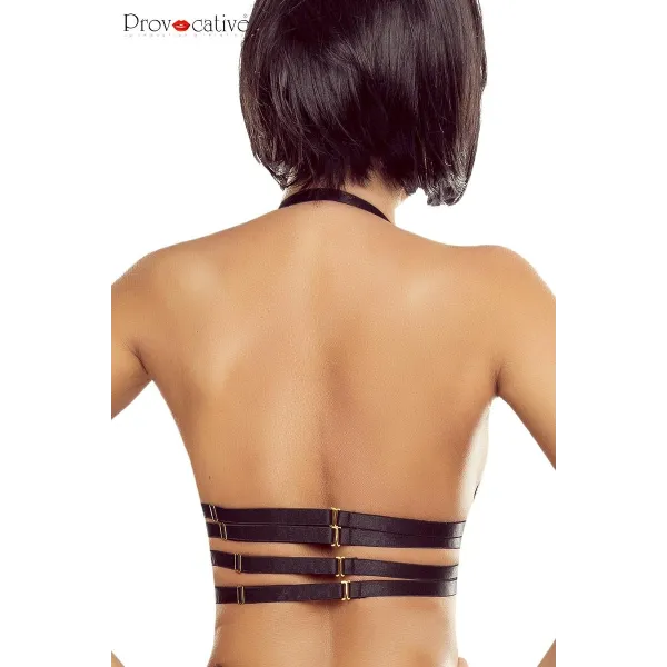 Schwarzer Harness Bra PR1632 von Provocative | Fesselliebe.de