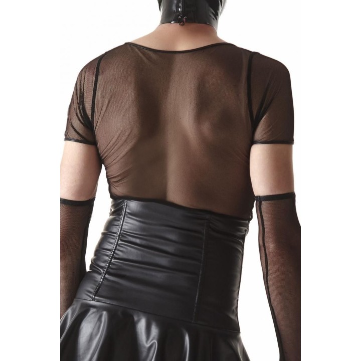 T-Shirt CRD008 schwarz von Regnes Fetish Planet Crossdresser Fetish Line | Fesselliebe.de