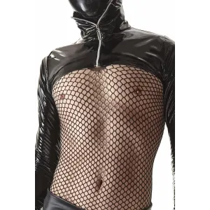 PVC Jacke CRD009 schwarz von Regnes Fetish Planet Crossdresser Fetish Line | Fesselliebe.de