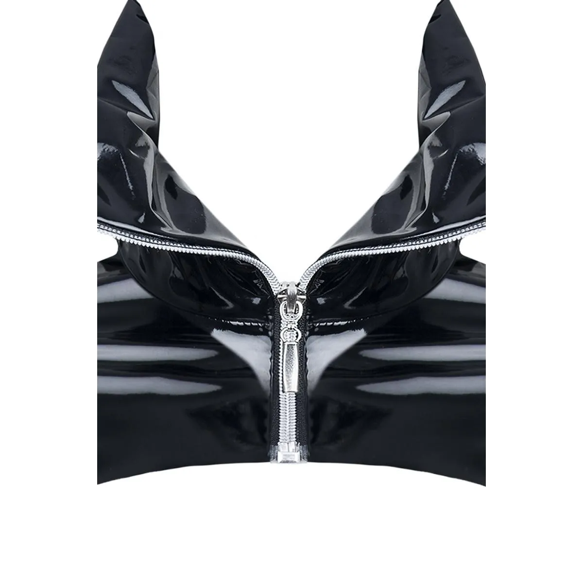 PVC Jacke CRD009 schwarz von Regnes Fetish Planet Crossdresser Fetish Line | Fesselliebe.de