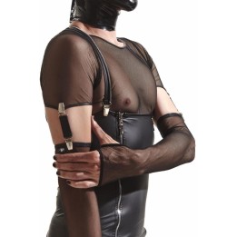 Armstulpen CRD011 schwarz von Regnes Fetish Planet Crossdresser Fetish Line | Fesselliebe.de