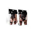 Slip + Strumpfhaltergürtel CRDSET004 schwarz von Regnes Fetish Planet Crossdresser Fetish Line