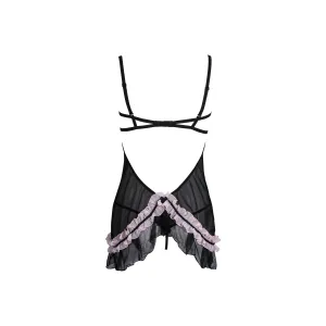 Schwarzes Chemise AA051298 von Anais Apparel Plus Size